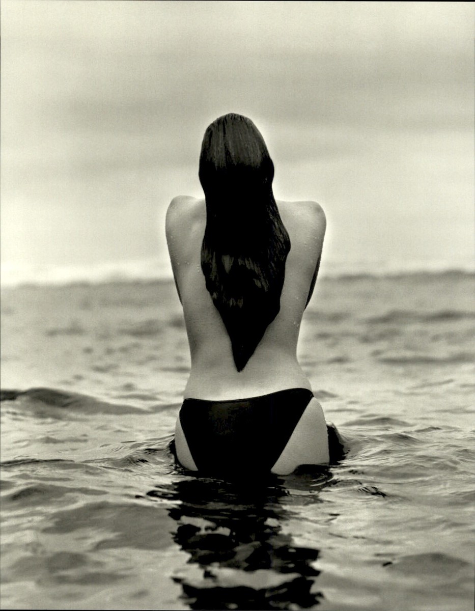 1988 Original HERB RITTS Woman in the Sea Hawaii Photo Art