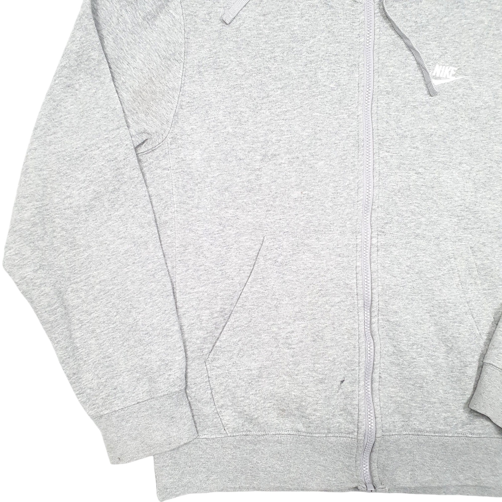 NIKE Full Zip Cotton Jumper Sweatshirt Mens S image 4