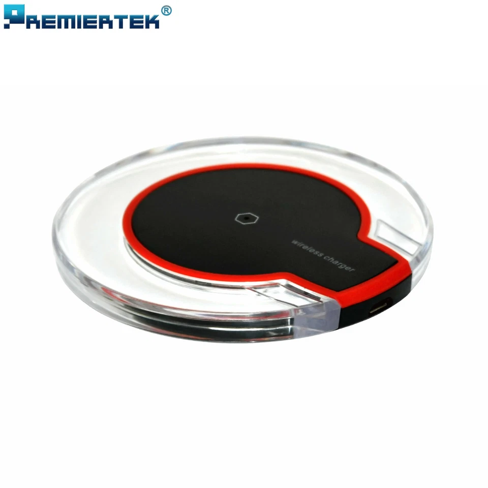 Qi Wireless Charger Charging Pad iPhone X 8 XS Max XR Samsung S8 S9 Black - Image 4 of 4