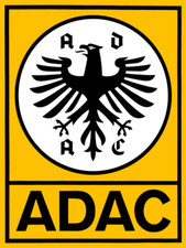 2St ADAC Aufkleber Plakette Automobilclub Sticker Oldtimer Vintage Mitglieder !