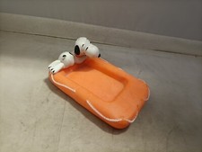 Snoopy - Peanuts - Canotto Gommone - 1966 PortaSaponetta Porta Saponetta Vintage