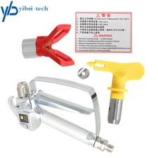 Airless Paint Spray Sprayer Gun Nozzle Hose Extension Pole Guard Rod 3600PSI