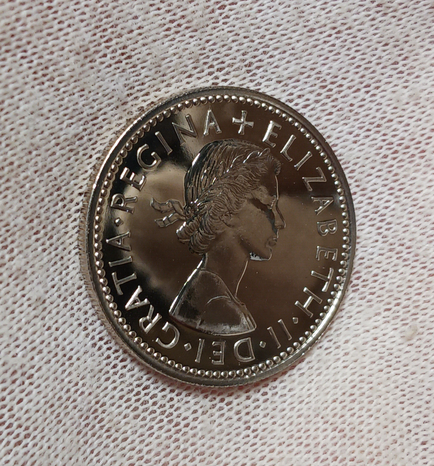 1x 1970 Great Britain One Shilling Proof - Scottish Crest - Elizabeth II