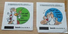 Asterix Duplo Hanuta Sticker (1988) Serie "Sag's mit Asterix & Co." Nr. 6 & 13
