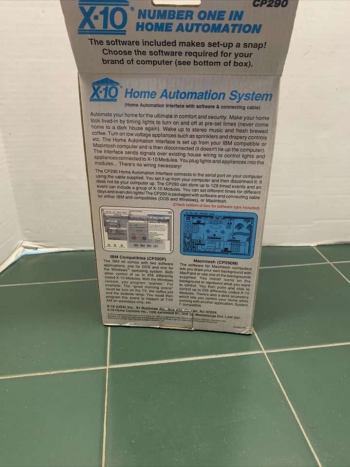 X 10 Home Automation System Interface With Software And Connecting Cable New X10 - Image 4 of 4