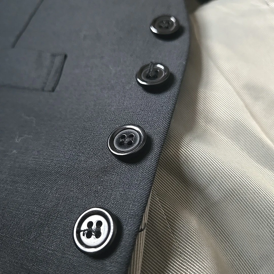 Roger David Black Formal Vest - Image 4 of 4