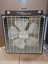 VTG Mid Century Conorado Ultra Deluxe 20" 3 Speed Thermostatically Controll Fan