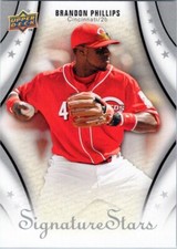 2009 Upper Deck Signature Stars #16 Brandon Phillips Cincinnati Reds