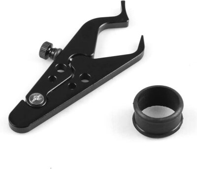Motorcycle Throttle Lock Cruise Control Grip Lock Clamp with Silicone Ring