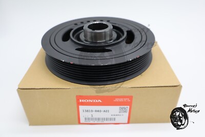 Honda Genuine Accord CR-V Crosstour Civic Pulley, Crankshaft 13810