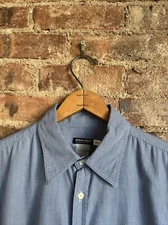 Vintage Giorgio Armani Men's Shirt Sz 16/41 Italy