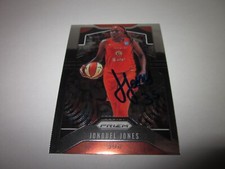 JONQUEL JONES SIGNED AUTOGRAPHED 2020 PANINI PRIZM WNBA CARD # 37 SUN LIBERTY