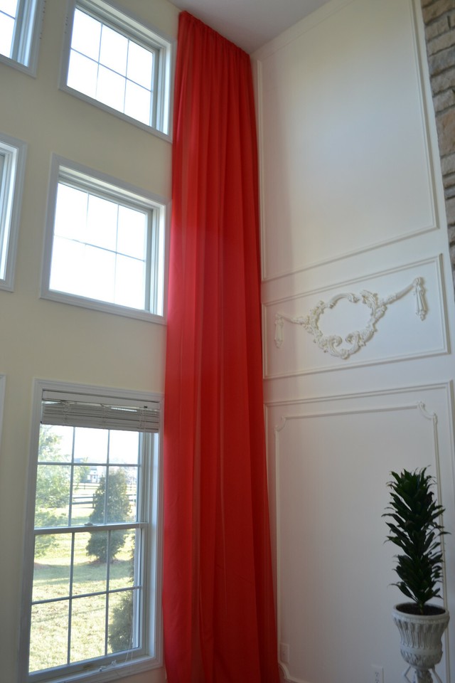 2 extra long curtains for high ceiling sheer drapes 1624 ft custom