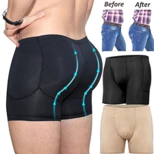Men Hip Enhencer Butt Lifter Enhancer Briefs Padded Underwear Body Shaper Shorts