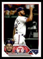 2023 Topps Update #US312 Jonathan Hernandez Card Texas Rangers