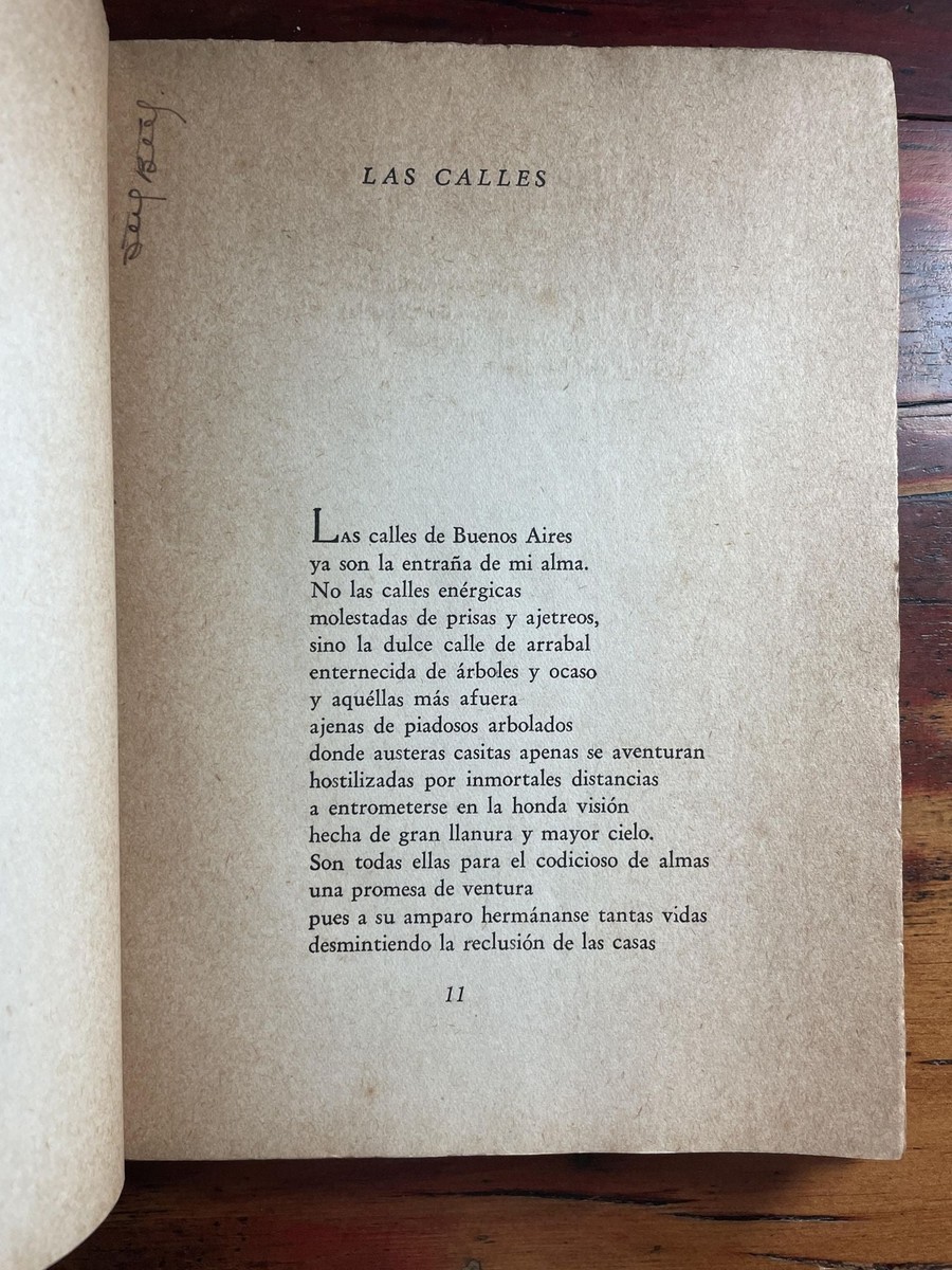 Jorge Luis Borges / Poemas 1922-1943 1st Edition | eBay