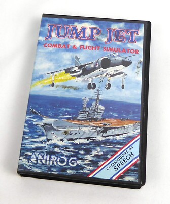 Commodore 64 C64 Spiel -- JUMP JET (Anirog) -- Tape Kassette