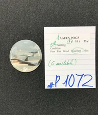 AAFES POGS, 5th Series/Printing,1 POGS, 5¢, #P1072, EXCELLENT