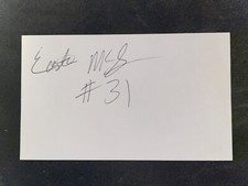 2022 RAYS: Easton McGee, SIGNED 3x5 Card