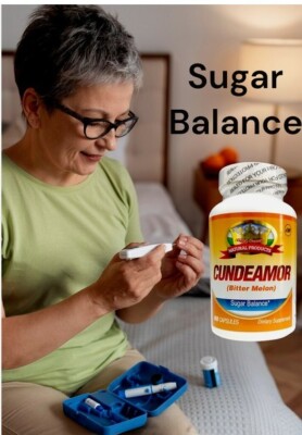 Bitter Melon 100% 1000mg  blood Sugar natural Balance CUNDEAMOR Momordica