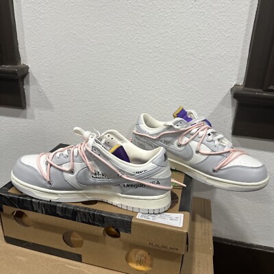 Size 10.5 - Nike Off-White x Dunk Low Lot 24 of 50 | eBay