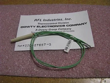 DOWTY ELECTRONICS TEMPERATURE SENSOR # 27687-3 NSN: 6685-01-087-2577
