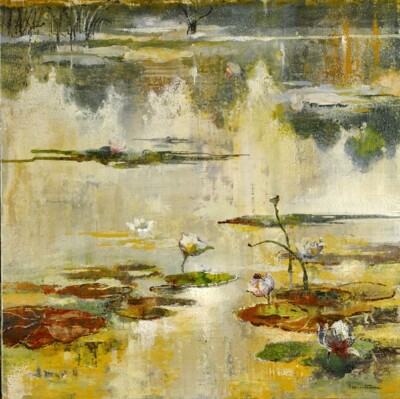 Eric Roux-Fontaine Painting-L'oeil du printemps