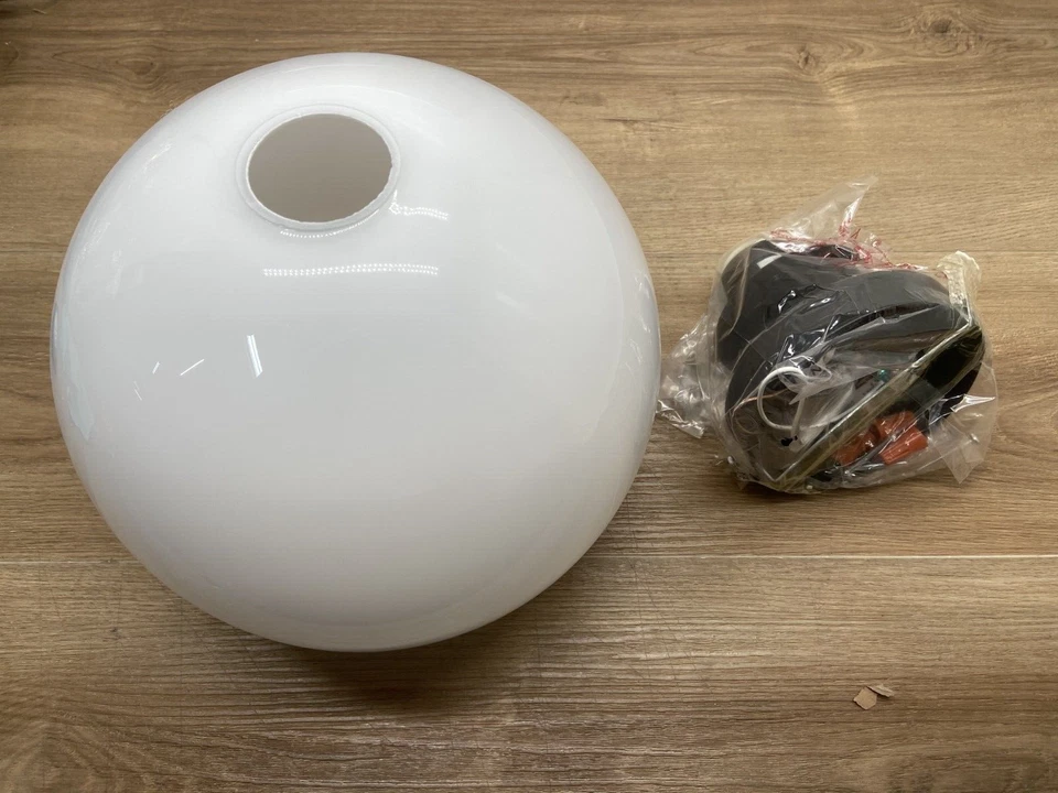 Elegant Lighting LD2211BK Baxter Single Light 10" Ceiling Fixture Black/Frost - Image 3 of 3