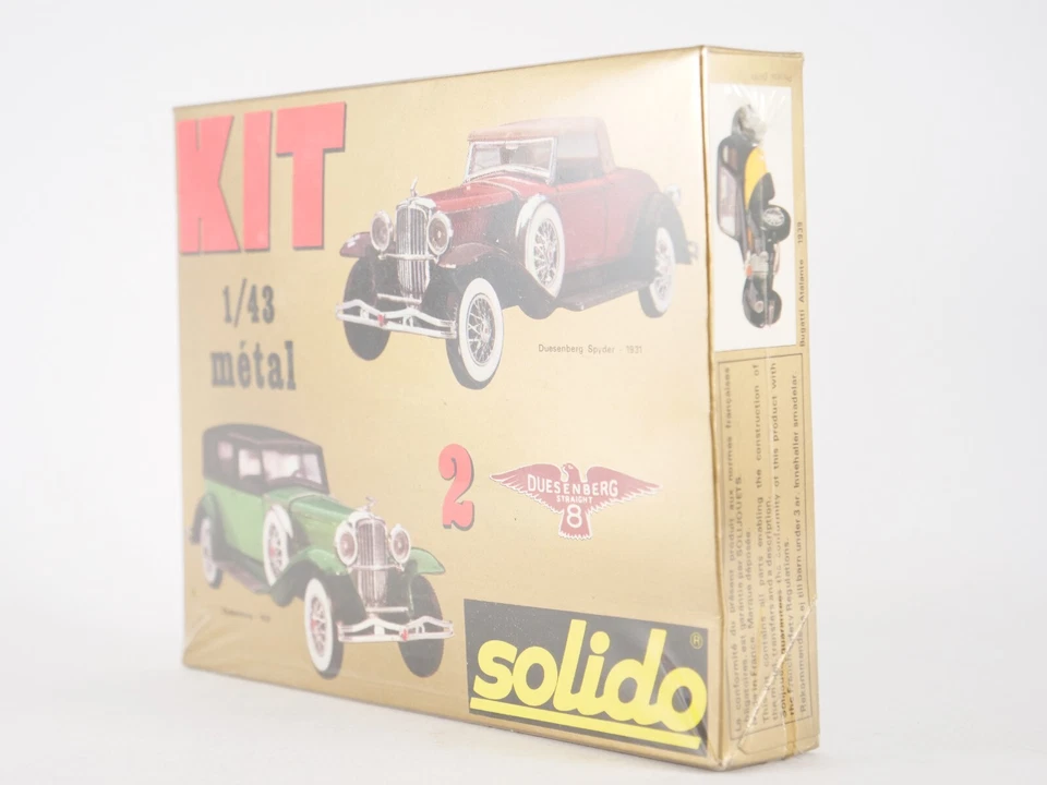 Solido Kit 1/43 5403 Metal 2 Duesenberg Spyder 1931 - Image 2 of 4