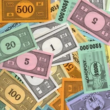 Genuine Monopoly REPLACEMENT MONEY CASH BILLS - Various Editions Denominations