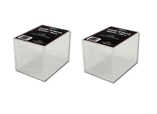(2-Pack) BCW 2 Piece Plastic Card Storage Box (150 Count Size) Slider Box