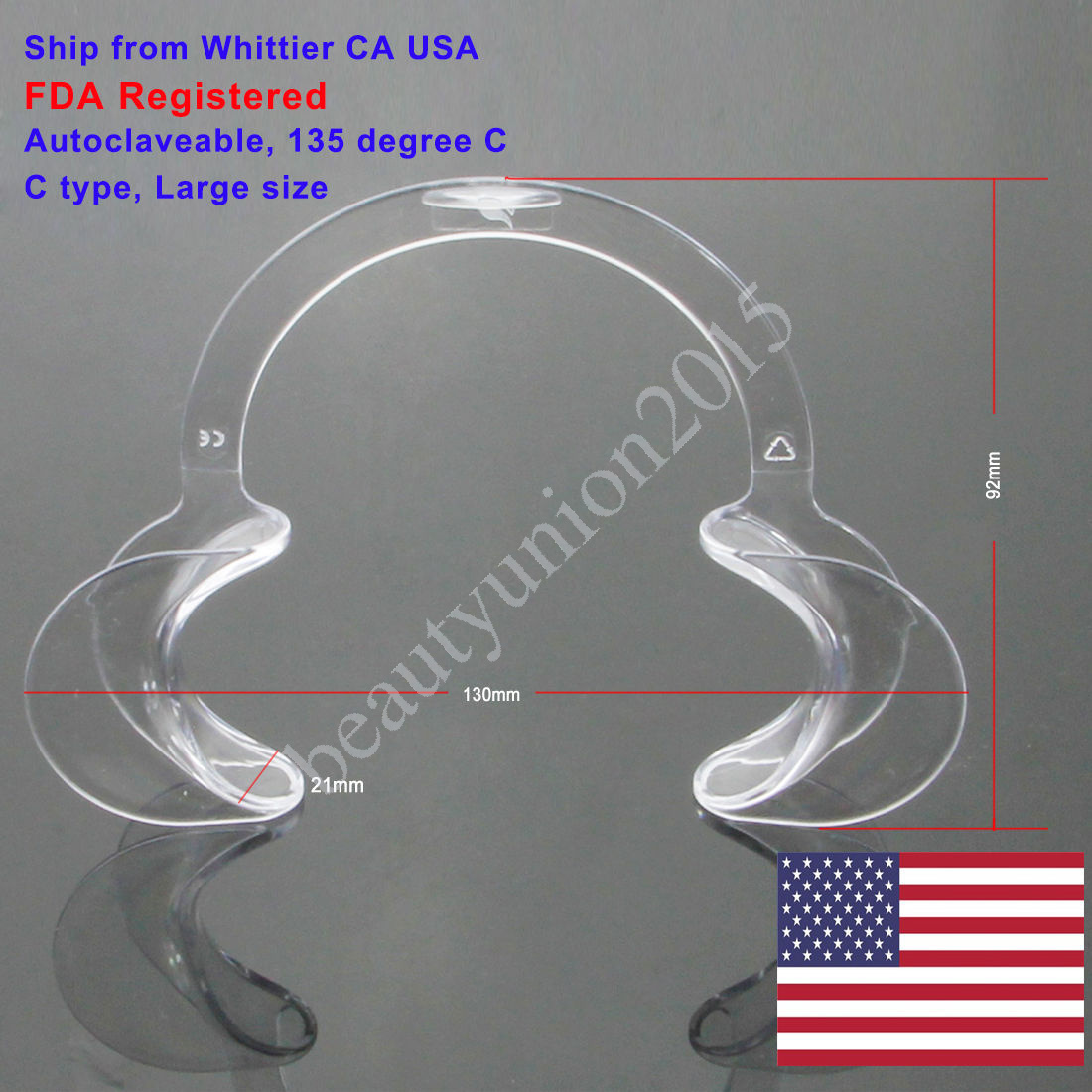 20pc L Size Dental Mouth Opener Cheek Lip Intraoral Retractors Party