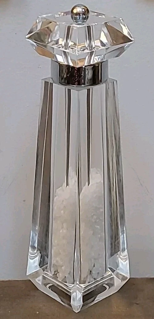 MCM Williams Bounds Salt Mill Lucite Stainless Clean Grinder 9"