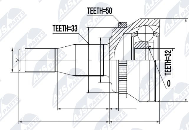 N.T.Y. NPZ-CH-004.NTY Joint Kit, drive shaft for CHRYSLER,DODGE - Image 7