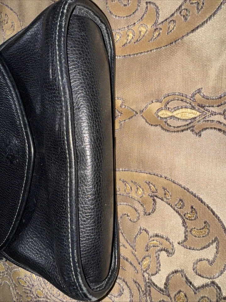 Cartera Bandolera de Cuero Negra Didier Lamarthe De Colección Clásica ¡Adorable Bolso de Mano! Foto 3 de 4