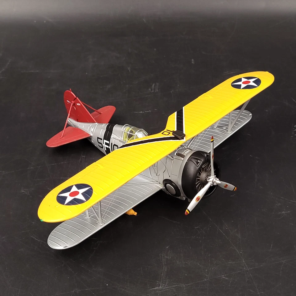 Hobby Master 1/48 Grumman F3F Bi-Plane VF-5 USS Yorktown 1930's HA7307 - Image 3 of 4