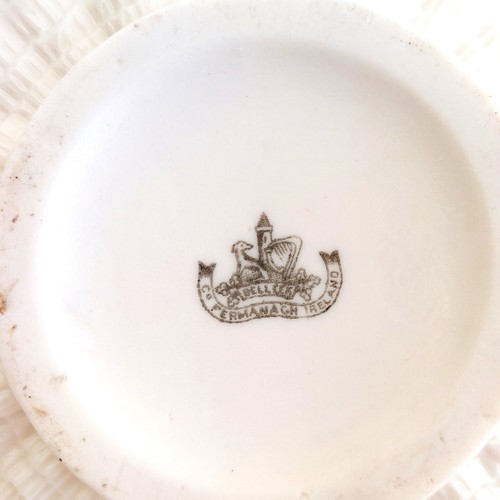 Belleek Ireland Tridacna pattern ceramic teapot | 2nd black mark | Near mint - Picture 9 of 13