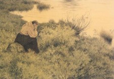 Theodor Kittelsen Me Me Me Me they will Lead Far Away 1900 17"x 22" Art Print
