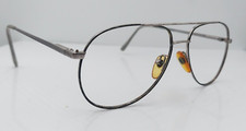 Vintage Silver Dollar Apollo Silver Gray Pilot Metal Sunglasses FRAMES ONLY