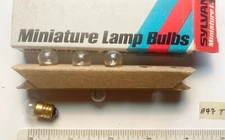 5 NOS/NIB Vintage Sylvania Miniature No. 1446 lamp bulbs