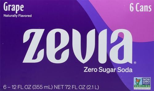 Grape Zero Calorie Soda, 12 Fl Oz Cans, 6 Pack - Picture 2 of 12