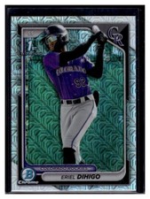 2024 BOWMAN CHROME ERIEL DIHIGO BCP-200 MEGA BOX MOJO REFRACTOR 1ST