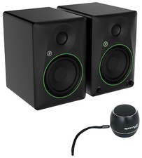 Pair Mackie CR5BT 5.25" Studio Monitors w/Tone Control/Bluetooth Home Speaker