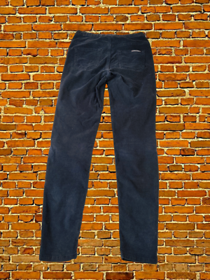 WOMENS WHITE STUFF SIZE UK NAVY BRUSHED ELASTICATED JEANS