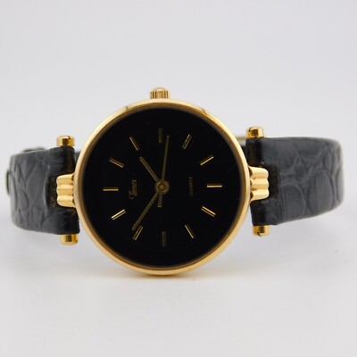 Timex 377 BA CELL Genuine Leather Quartz Analog Women's Watch New Battery