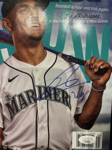 sports illustrated magazine Signed By Julio Rodriquez - Picture 2 of 5