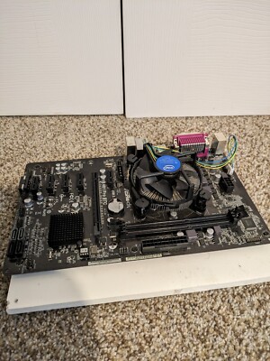 Asrock H81 Pro BTC R2.0 Motherboard and Intel Celeron G1840 CPU
