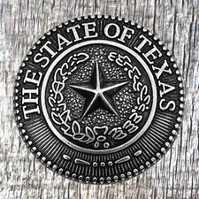 TEXAS STATE SEAL CONCHOS CON943-G