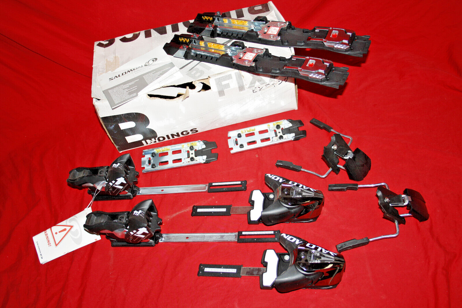 ? Nuovo! Salomon Z14 Speed Demo attacchi sci alpino regolabili freno 100 mm nuovi con scatola