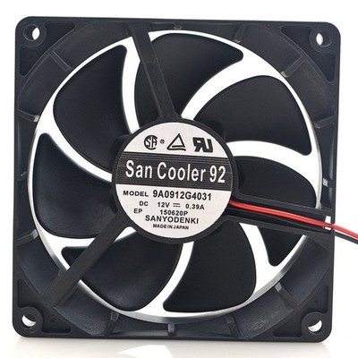 1PC   9A0912G4031 12V 0.39A 9025 9CM two wire cooling fan  *pz